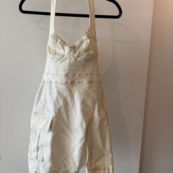 Urban Outfitters Jenny Denim Bustier Mini Dress - Picture 5 of 8